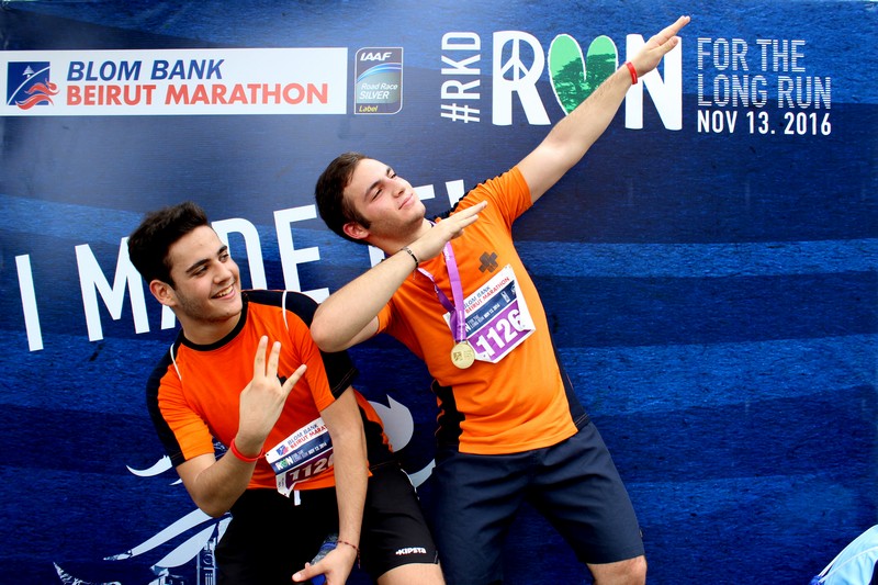 BLOM BANK Photobooth at the BLOM BANK Beirut Marathon
